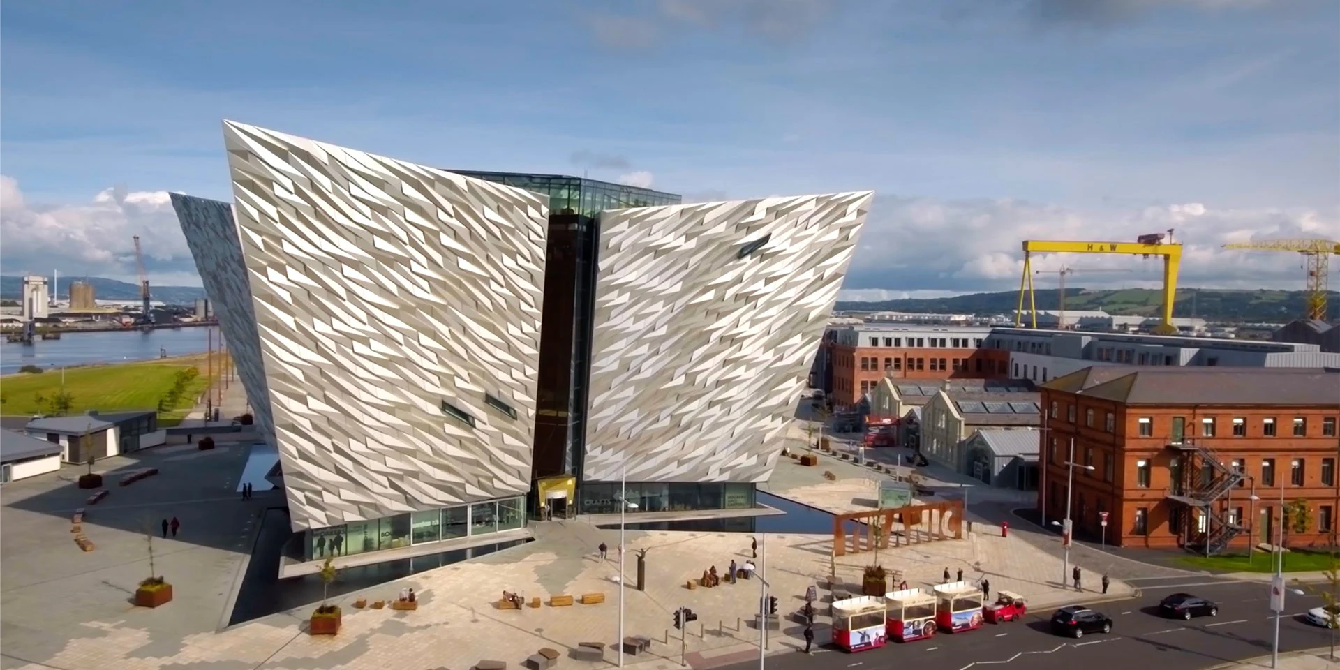 Image of the Titanic Belfast museum